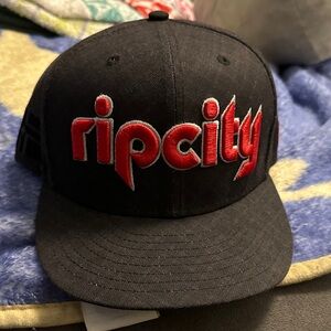 NBA Black and Red Cap Portland Trail Blazers